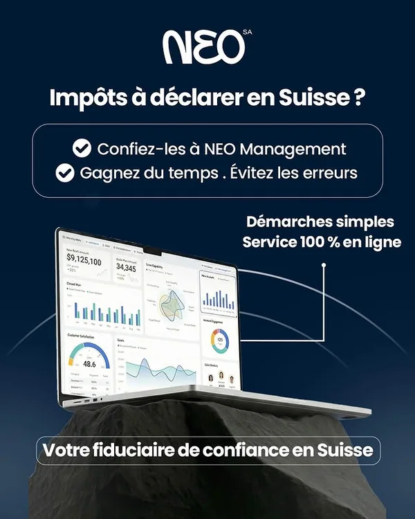 Publicité statique Meta Ads créée par Digistylze pour NEO Management